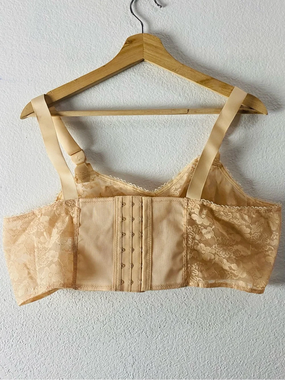 Vintage May Marie 50s Pin Up Bullet Bra 44D Plus Size New USA Made Sweater Girl